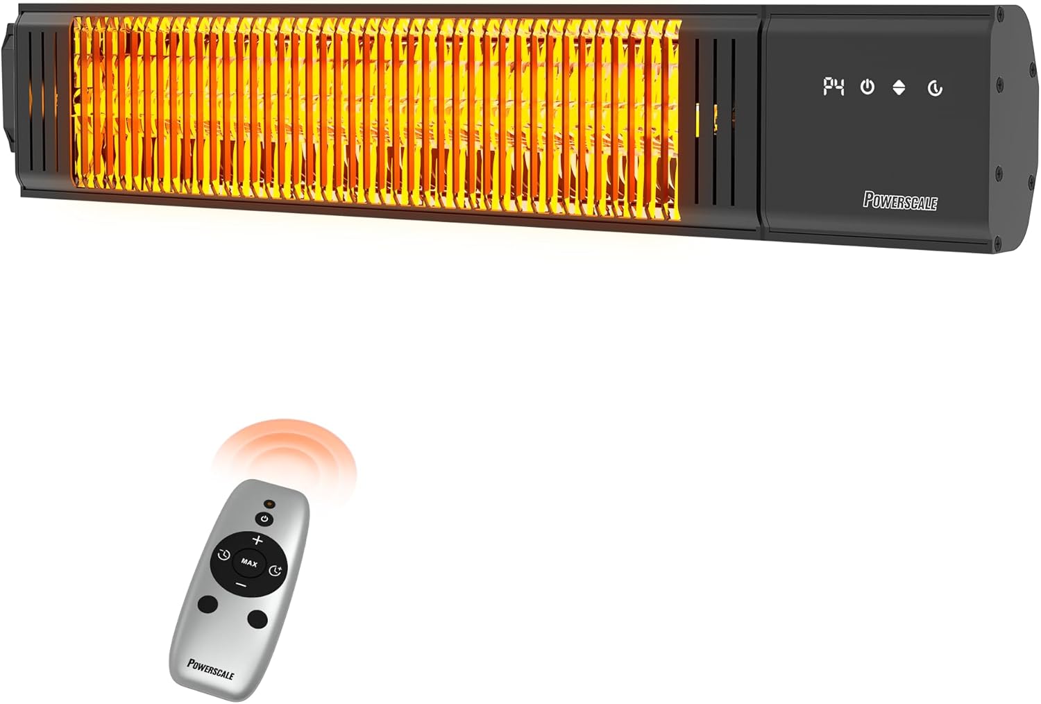 Amazon.com : Powerscale 1500W Electric Patio Heater, IP65 Waterproof ...
