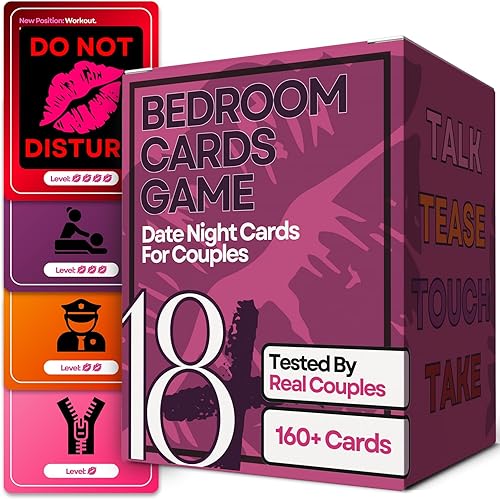 160 Cards Couples Games for Adults - Romantic & Naughty Game Date Night Ideas to Spark Conversation & Intimacy - 4 Levels of Spicy Dares - Anniversary, Valentines Love Gift for Boyfriend & Girlfriend 160 Cards Couples Games for Adults - Romantic & Naughty Game Date Night Ideas to Spark Conversation & Intimacy - 4 Levels of Spicy Dares - Anniversary, Valentines Love Gift for Boyfriend & Girlfriend