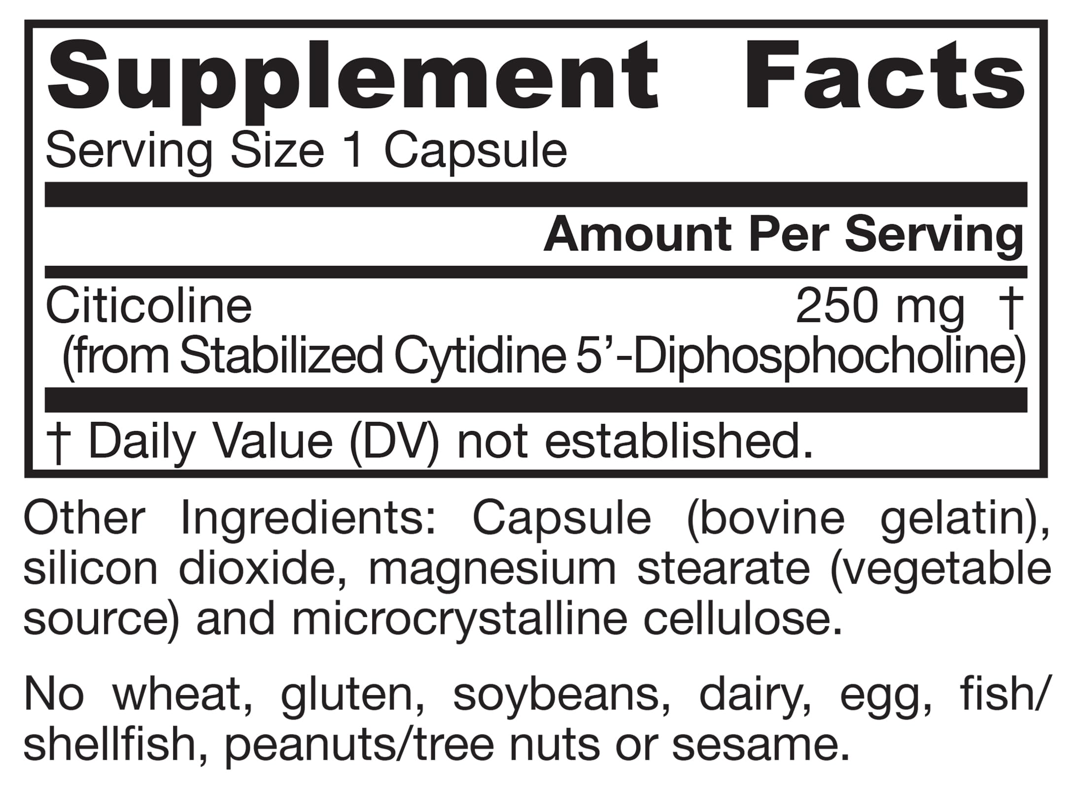 Jarrow Citicoline CDP 250 mg, CDP Choline Supplements, 120 Capsules — Amazon image 9
