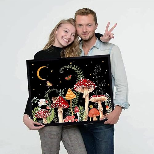 Miniatura 4 de Kits de pintura de diamantes de hongos, kits de pintura de diamantes 5D para adultos y niños, kits de arte de diamantes de bricolaje, pintura de