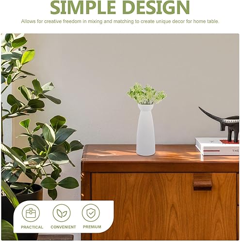 Miniatura 4 de EXCEART 10 piezas de flores artificiales para exteriores, vegetación, flores falsas, flores de plástico sintético, florero, arreglo floral,