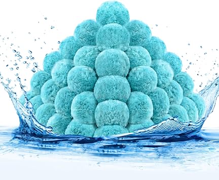 MJZ Pool Filter Ball for Sand Filter, 1.54 Lbs Reusable Sand Filter Balls