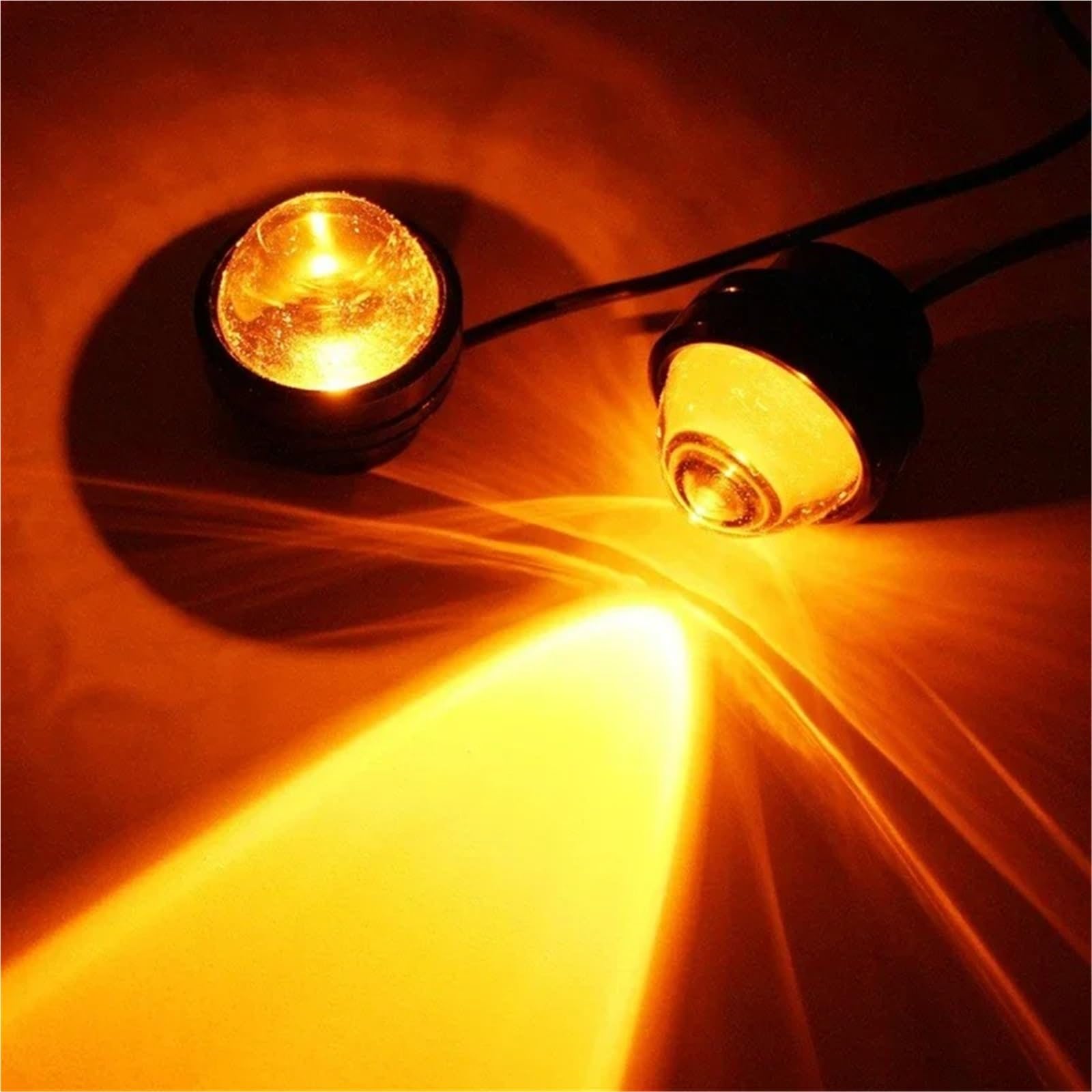 Indicatori Direzione Parcheggio Retromarcia Per Auto DRL Luce Marcia Diurna LED Bianco Blu Giallo Rosso Fendinebbia Automatici 2 Pezzi Eagle Eye Led 12/24 V 15 W