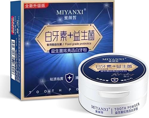 Miniatura 1 de MIYANXI - Polvo dental Miyanxi para blanquear los dientes, eliminador eficaz de manchas por café, fumar, 1.76 oz - Bueno para más de 200 cepillados