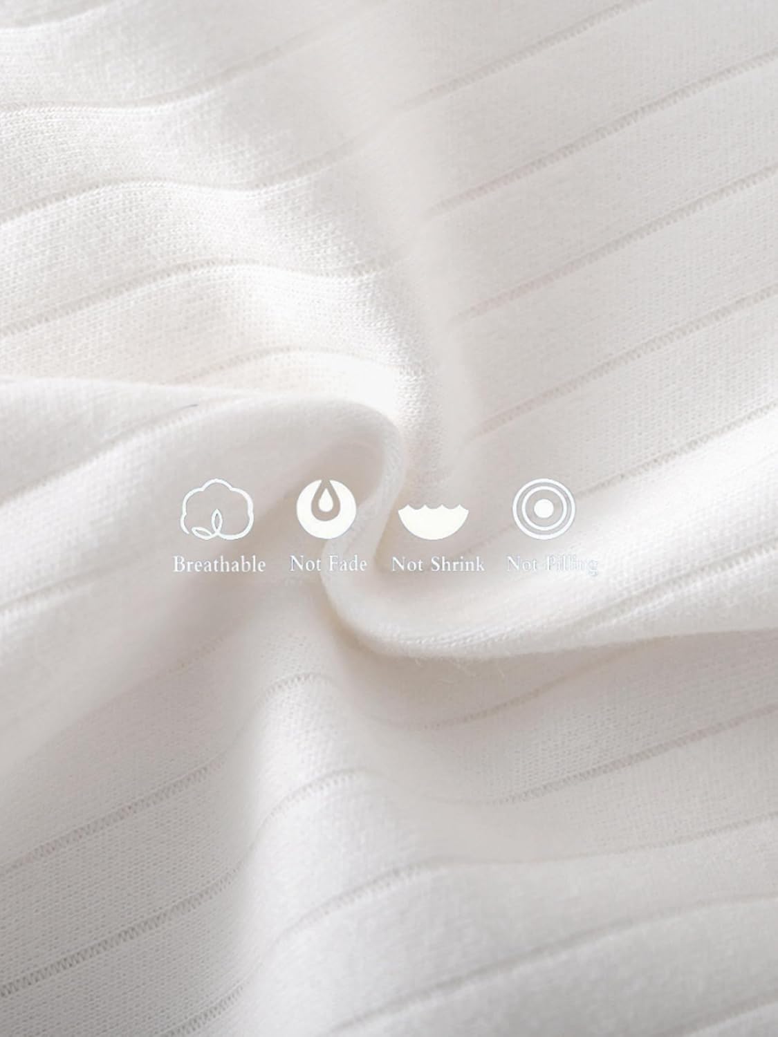 3-Pack Baby Boys Girls Clothes, 100% Cotton Infant Newborn Outfit Cute Bear Ribbed Knit Long Sleeve Button Romper - Image 6