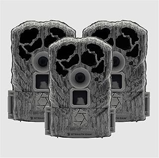 Stealth Cam Browtine 16MP 3-Pack Combo: Durable, Wildlife Trail Cameras