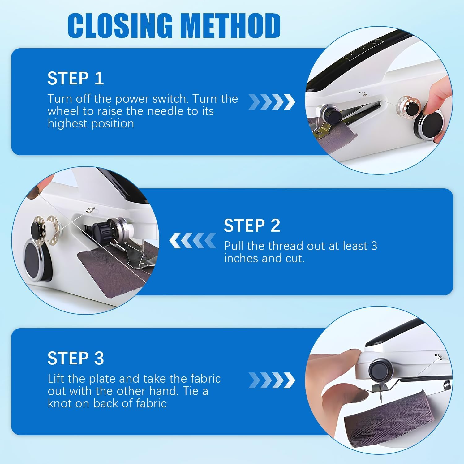 Mini Handheld Sewing Machine, Portable Electric Sewing Machine for Beginners, Hand Stitching Machines with Complete Accessory Kit, for Emergency Clothing Repair on The Go