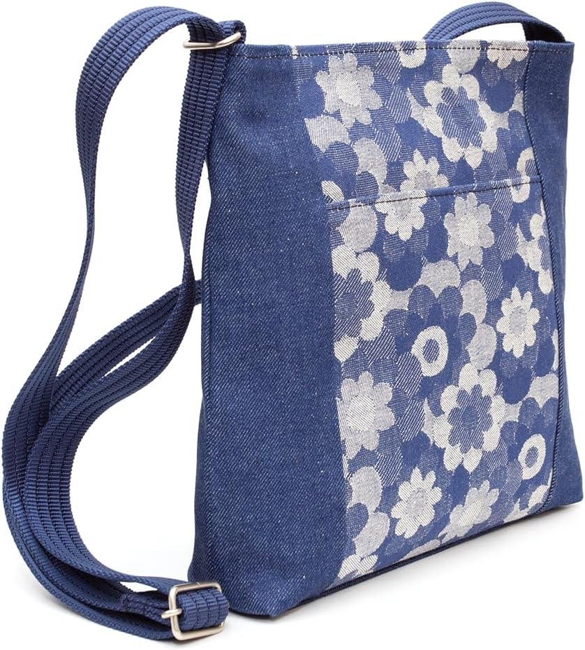 Crearekiki Japanese Shoulder Bag Women's Crossbody Lightweight Okayama Denim Margaret Pochette Mother's Day Mother Birthday Present DJ-14m_a