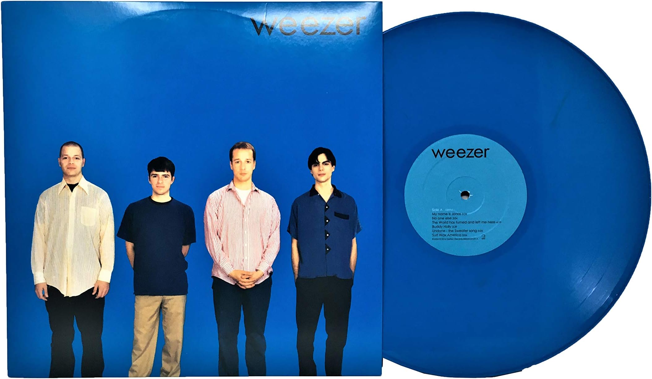 Weezer - Blue Album Limited Edittion Blue And White Marbled