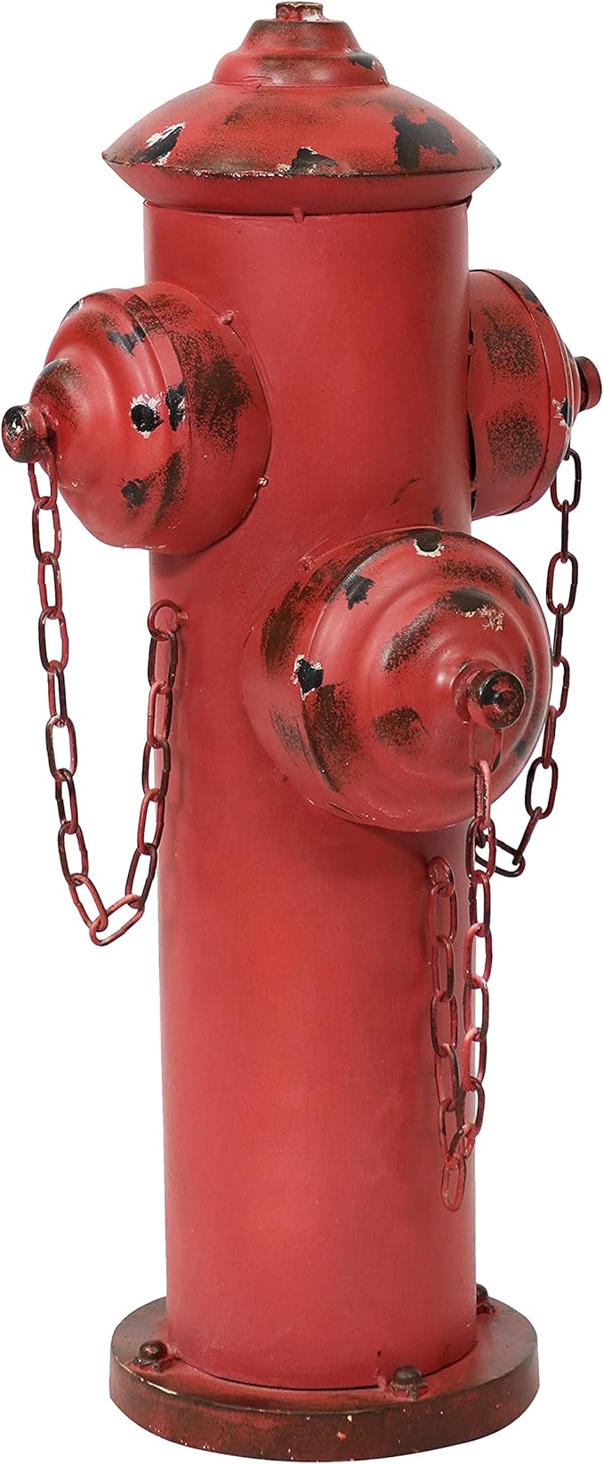 Sunnydaze Dog Fire Hydrant Pee Post Metal Outdoor Backyard Garden Accent Puppy