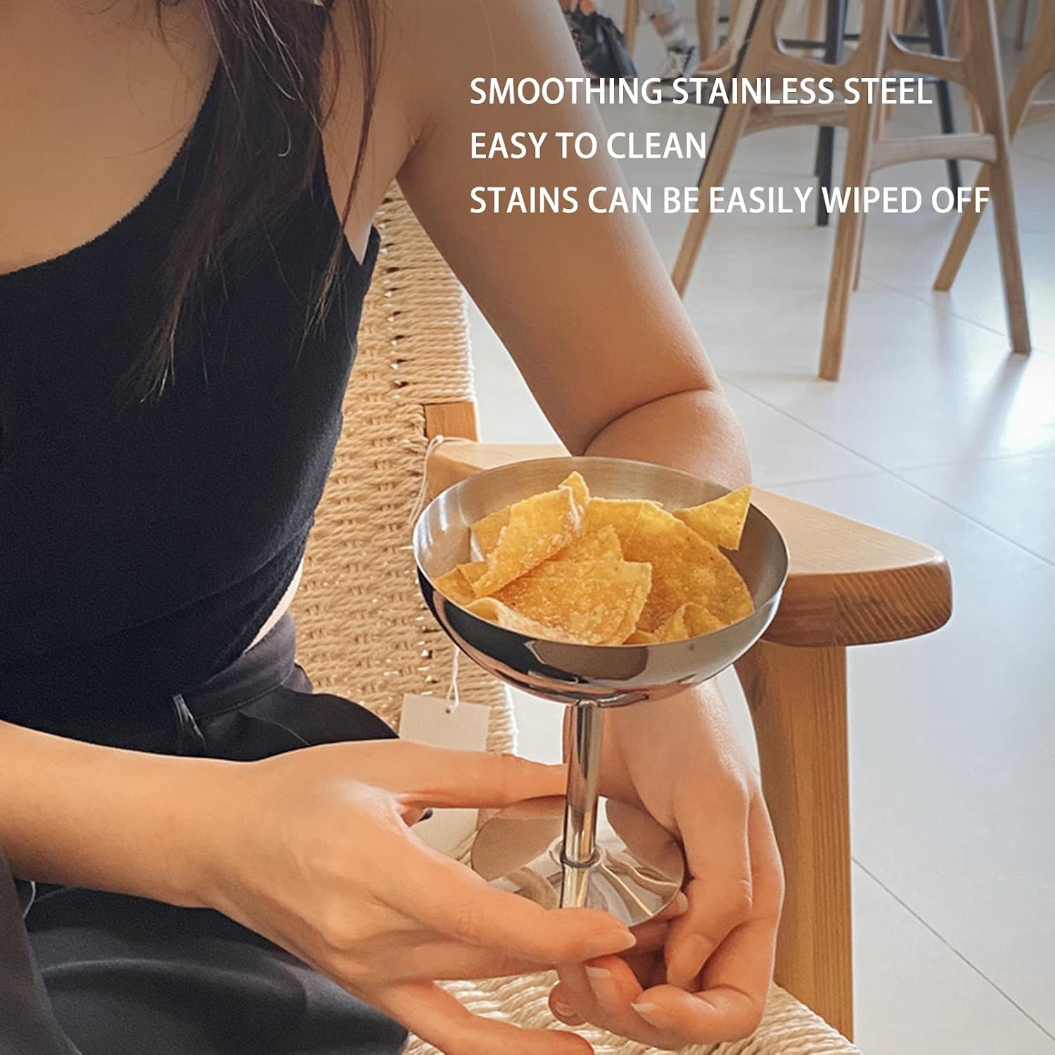 Ice Cream Cup, Ice Cream Goblet Stainless Steel Food Grade Dessert Mousse Cups Dessert Dish Dishwasher Safe Stable Champagne Goblet for Serving Party Faamily Bar Cafe Home Hotel Restaurants