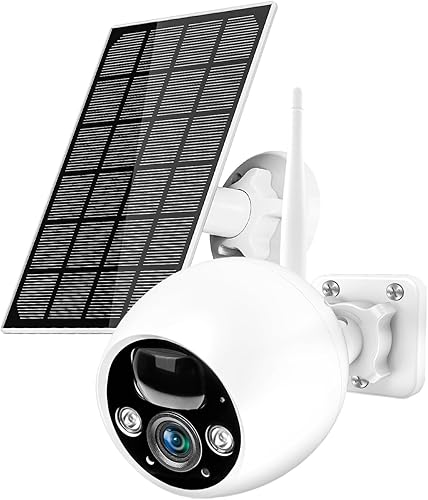 Miniatura 1 de NoahTec Cámaras de seguridad solares inalámbricas para exteriores, batería HD de 2K, cámaras alimentadas por energía solar para seguridad del hogar,