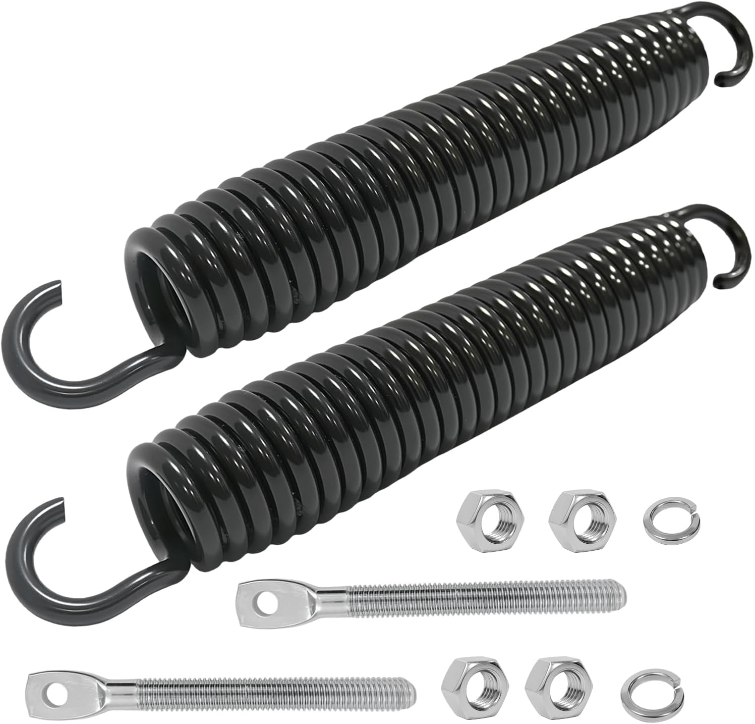 Snow Plow Trip Springs with EyeBolts Compatible with Western C, ST Diamond Meyer BOSS Fisher Blizzard Plow Blade OEM Replaces 1302010 07017 09124 90493-2 Packs