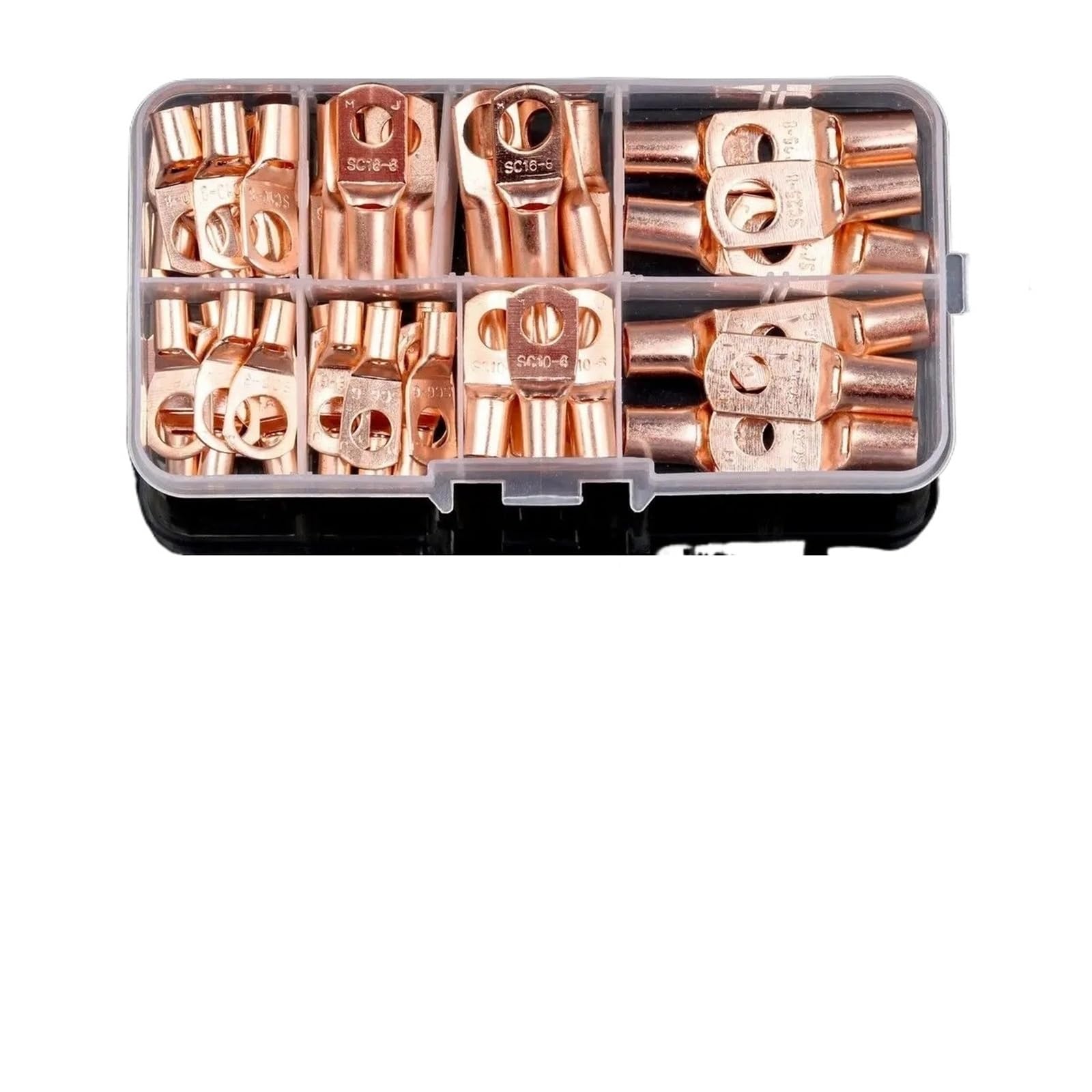 Cosses de bornes nues SC pour réparer un câble de batterie corrodé et visser une cosse de tube