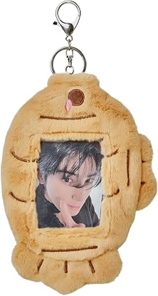 Mandu Deco Taiyaki Suporte de cartão de foto de pelúcia, waffle de peixe japonês, lanche, macio, capa protetora para cartão, dois bolsos, serve para toploaders e airpods por Artista não identificado — capa do álbum