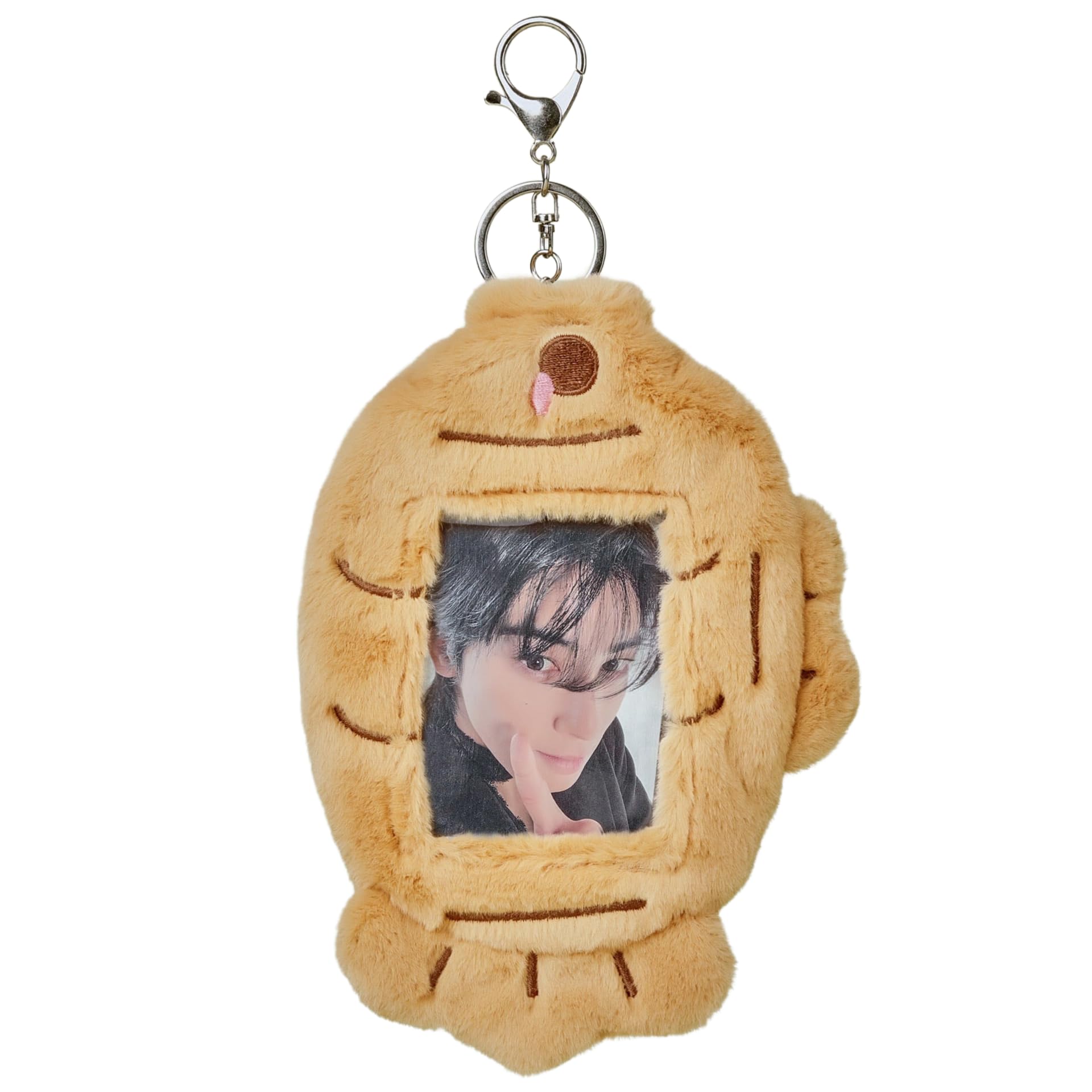 Amazon.com : Mandu Deco Taiyaki Plush Photocard Holder, Japanese