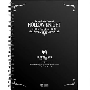 Hollow Knight Piano Collections Performers Edition Sheet Music Book - Composed by Christopher Larkin and Arranged by David Peacock - Materia Publishing[Spiral Bound]