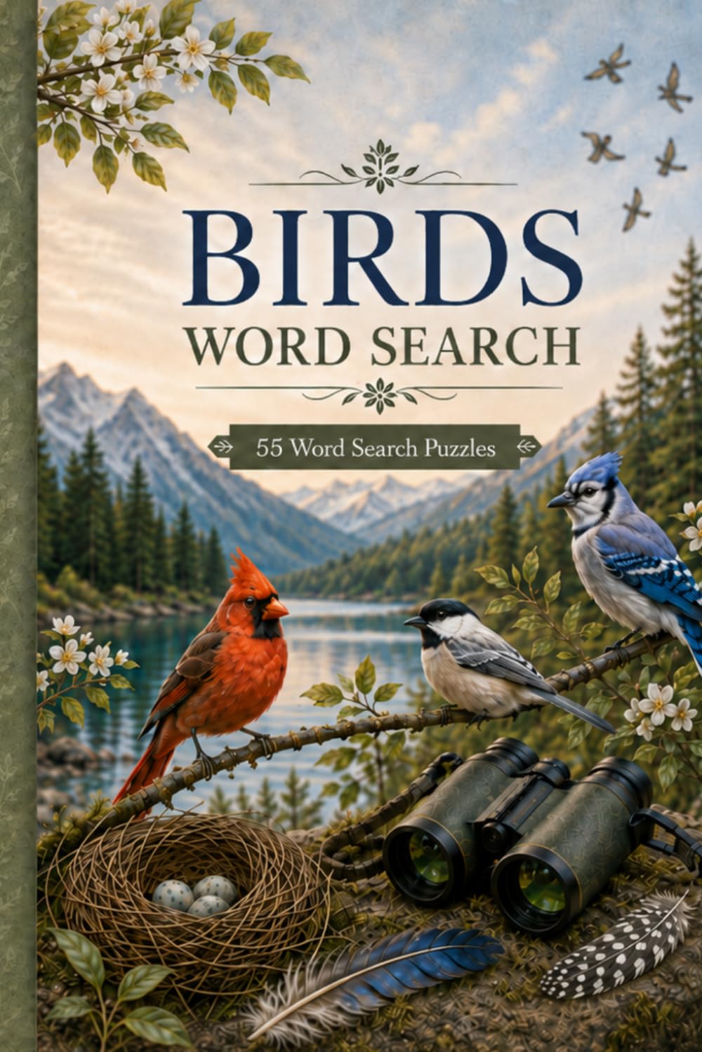 Birds Word Search: 55 Word Search Puzzles: | Solutions Included | 110 pages |