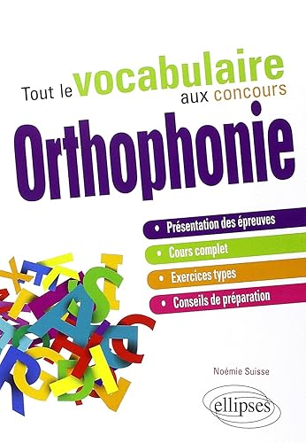 Tout le vocabulaire aux concours d'orthophonie