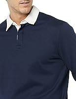 Vista 5 de Tienda Essentials Men's Organic Cotton Long Sleeve Rugby Top (Previously Tienda Aware)