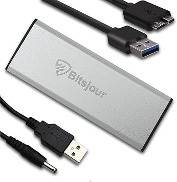 MacBook Pro SSD Enclosure 7+17 Pin, USB 3.0 5Gbps Hard Drive External Case for Apple MacBook Pro Retina A1425 EMC 2557/2672Late 2012-Early 2013, A1398 EMC 2512/2673Mid 2012-Early 2013