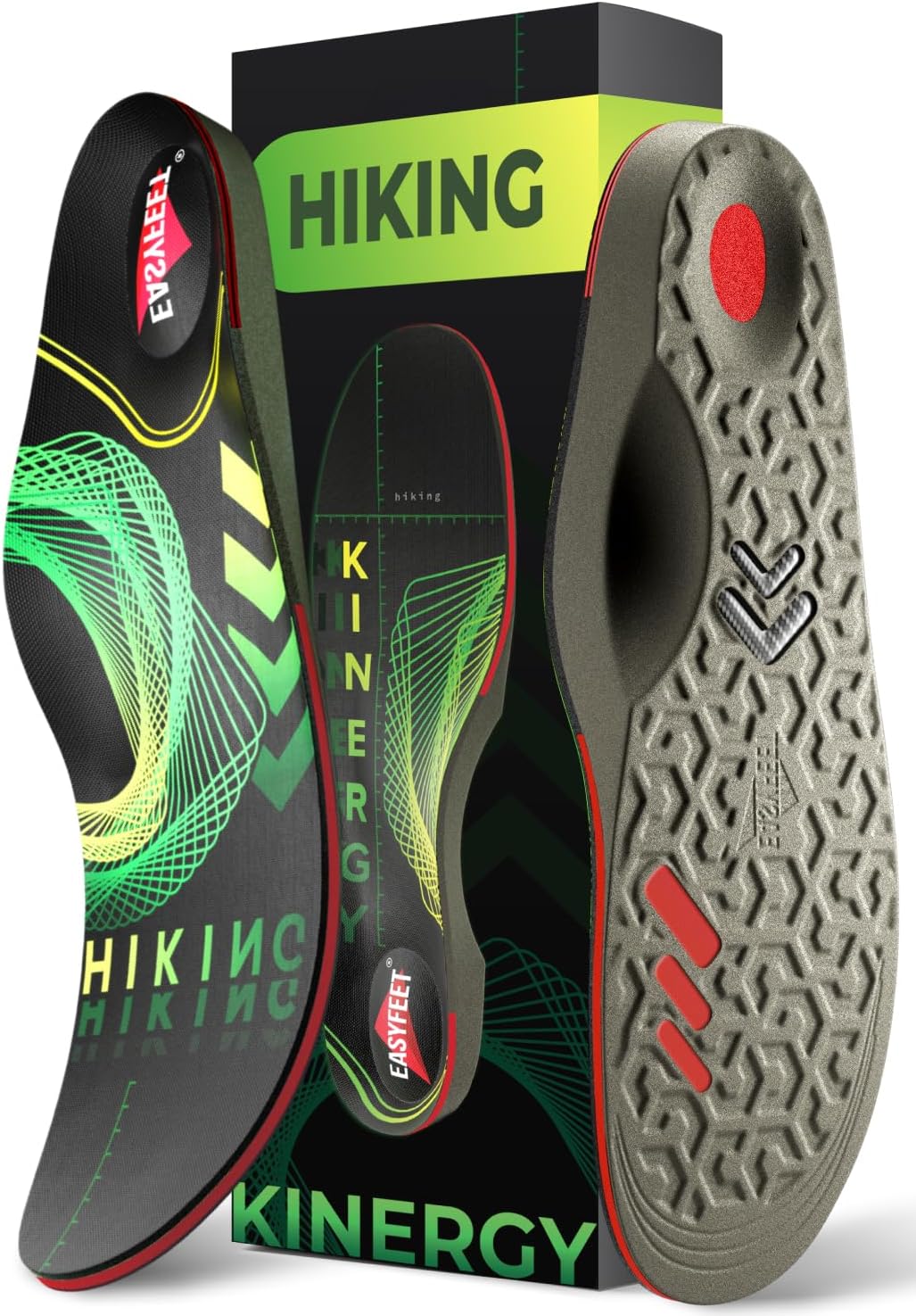 Hiking Boot Insoles Men Women – Arch Support...