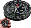 Hiking Compass, Portable Climbing Sighting Compass - Survival, Travel, Mountaineering, Boating, Outdoors, Hiking, Women, Boys, Teens Premium Portable, Compact Multiuse, Multipurpose Everyday Utility |