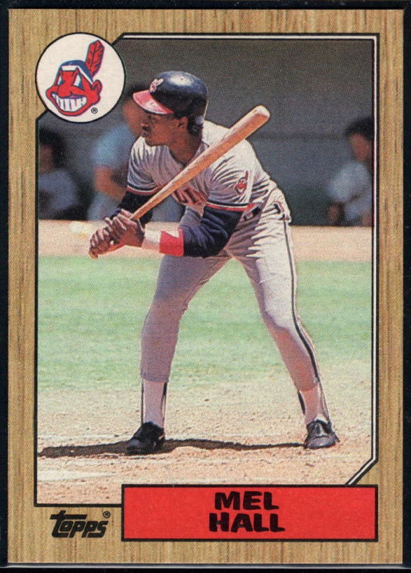 Amazon.com: Baseball MLB 1987 Topps #51 Mel Hall #51 Indians : Collectibles  & Fine Art