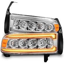 AlphaRex 94-01 Ram 1500/94-02 Ram 2500/3500 NOVA-Series LED Projector Headlights Chrome w/Activation Light & Sequential Signals & Switchback DRL 880351