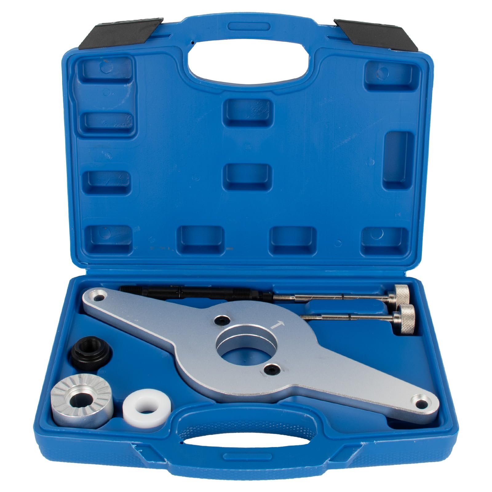 Juego de herramientas de sujeción, amortiguador de vibraciones, poleas de cigüeñal, herramienta de extracción de poleas, apto para 4 cilindros de 1,8 l, 2,0 L, TFSI, parte del motor #