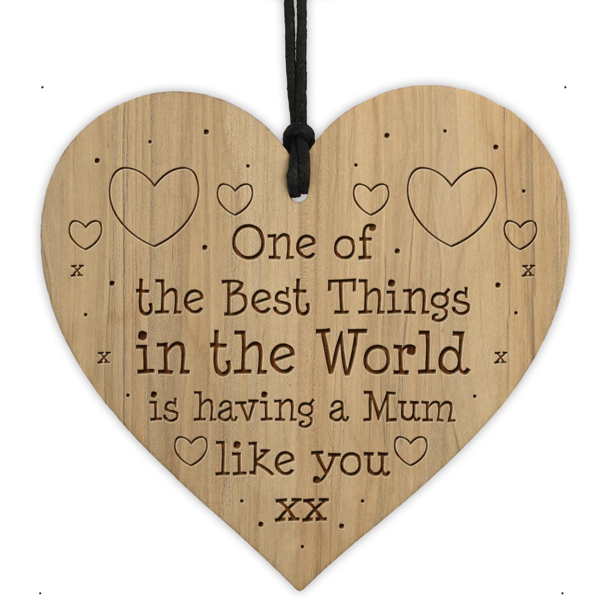Red Ocean Novelty Mum Gift Ideas Birthday Christmas Engraved Heart Daughter Son Gifts