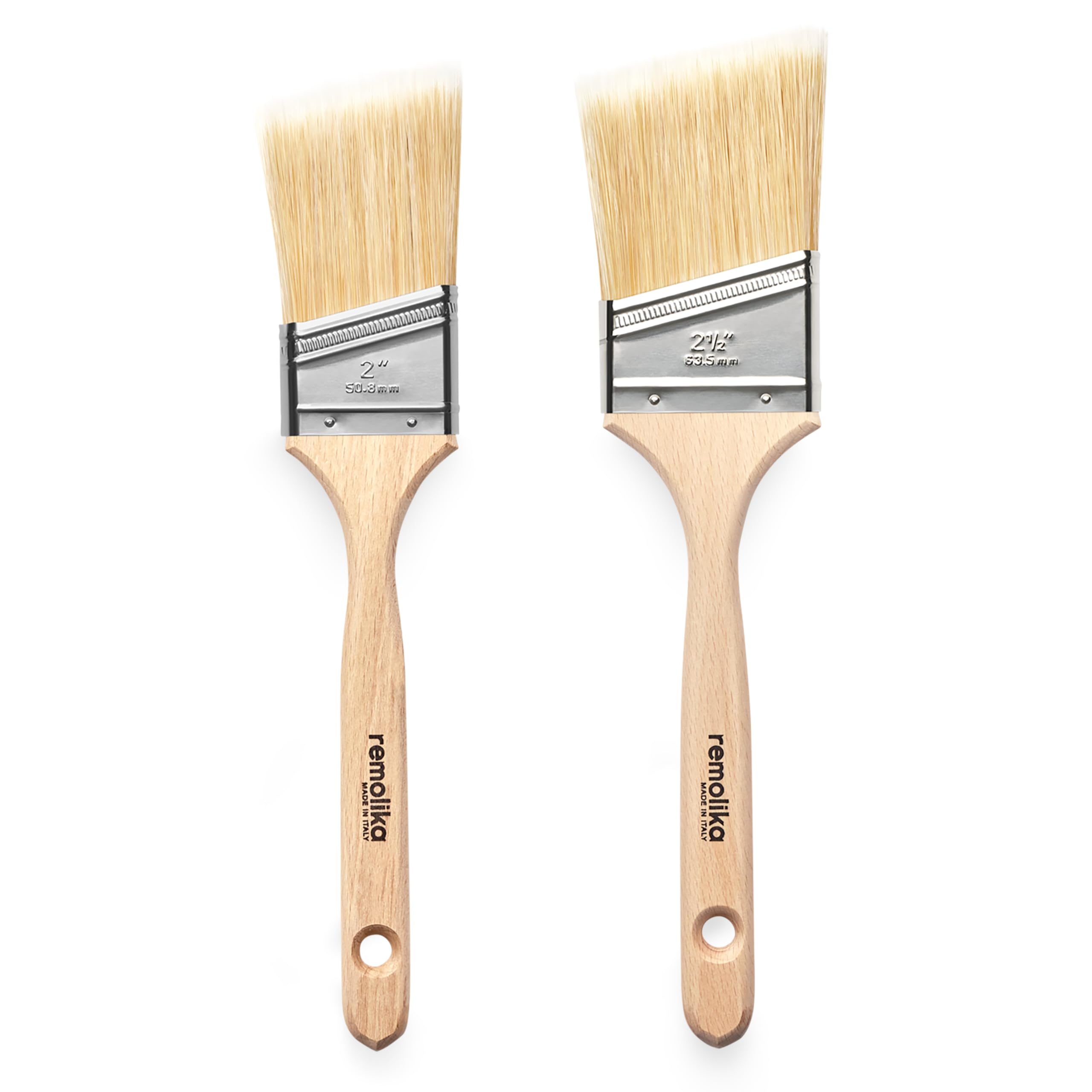 2 - Pack Premium Paint Brushes - 2 and 2.5 Inches Angle Sash -1