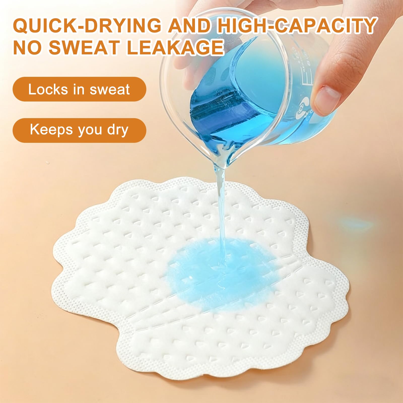 Almohadillas Sudor Axilas 60 Piezas, Sobaqueras Sudor Autoadhesivas Invisibles, Antitranspirante Axilas con Efecto Mentol, Absorbentes Contra Manchas y Olor, para Hombre y Mujer