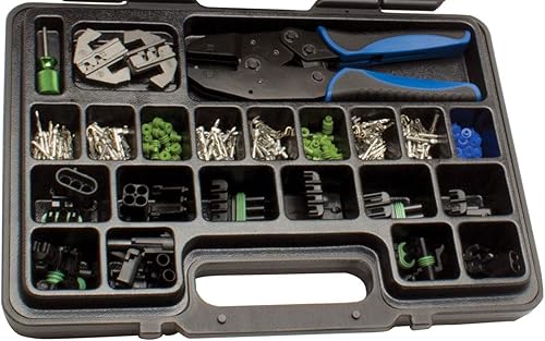 Miniatura 3 de Eastwood Crimp-Right - Kit de crimpado de conector hermético para virola de crimpado, alicates de crimpado, pelacables y conectores Kit de