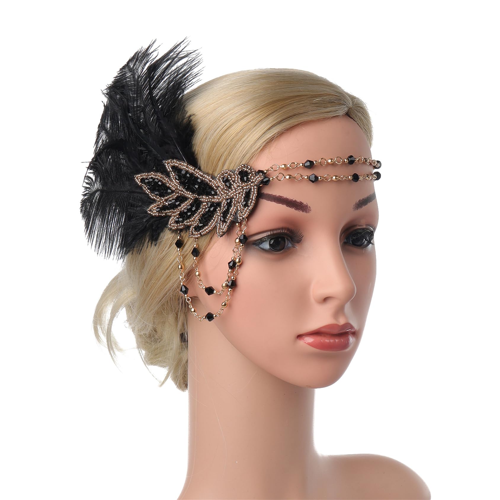 Flapper Headband 1920s Accessory Roaring 1920s Headpieces Great Gatsby Headpiece