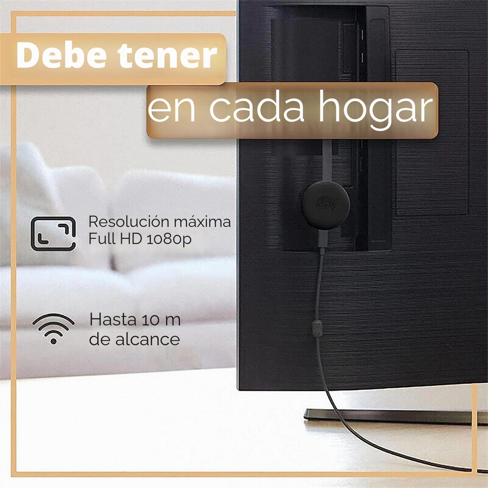 TV Box - Acceso Gratuito a Todos los Canales, Adaptador de Pantalla HDMI, proyector de Pantalla inalámbrico, transmisión inalámbrica de PC a TV