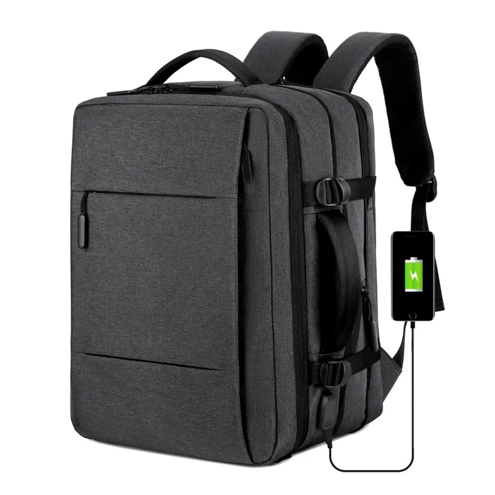 Sac à dos d'école extensible de grande capacité avec revêtement imperméable - 8