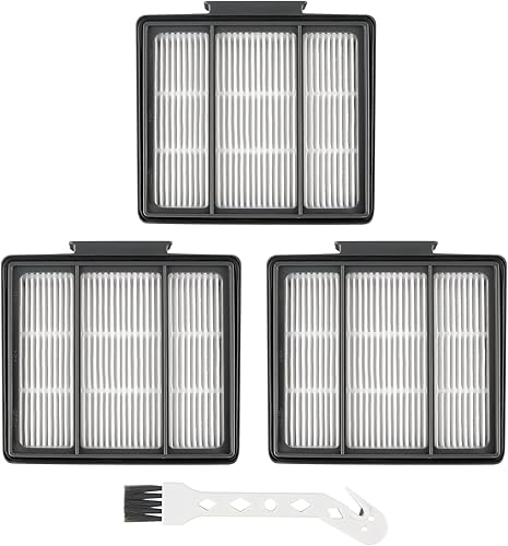 RVFFK950 Filtro de repuesto para Shark Robot (paquete de 3) por Techecook – Reemplazo para Shark ION Robot R85 RV850, RV700_N, RV720_N, RV851WV e IQ