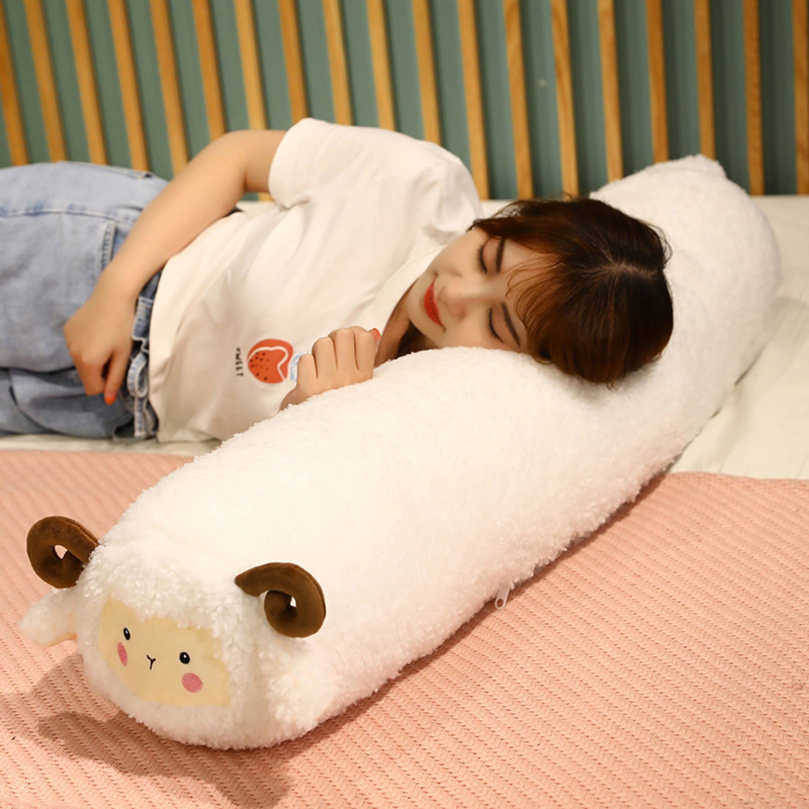 Amazon.co.jp: [ハウスXIN] ヒツジぬいぐるみ ひつじ抱き枕 ひつじ