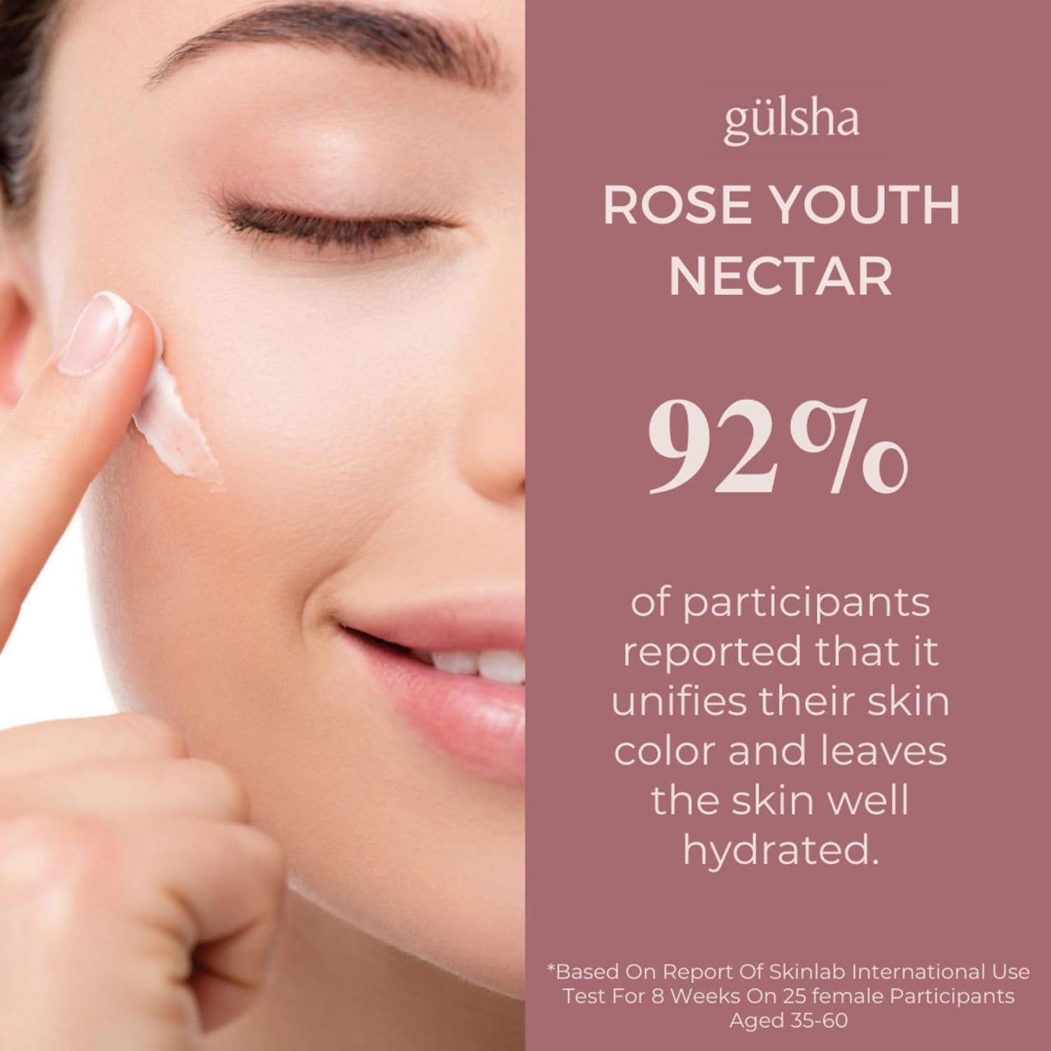 gülsha Rose Youth Nectar – Global Skin Perfector Facial Cream with Rose Essential Oil & Hyaluronic Acid, Anti-Aging Moisturizer for Radiance, Firmness & Even Skin Tone, 30ml/1FlOz - Image 6
