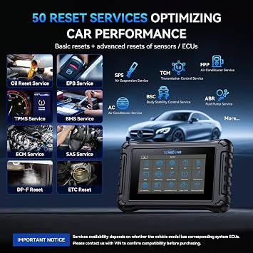 UR800 Bidirectional Scan Tool for Most Cars Full System Diagnostic Scan Tool 50 Resets All Active Test Car OBD2 Scanner TCM/ECM/Crank Relearn CAN FD AutoVIN 4-in-1 PIDs ECU Coding Free Update