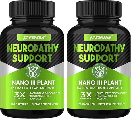 Salvador de nervios para neuropatía, paquete de 2, suplementos de neuropatía para fortalecer los nervios en los dedos, manos, dedos de los pies y