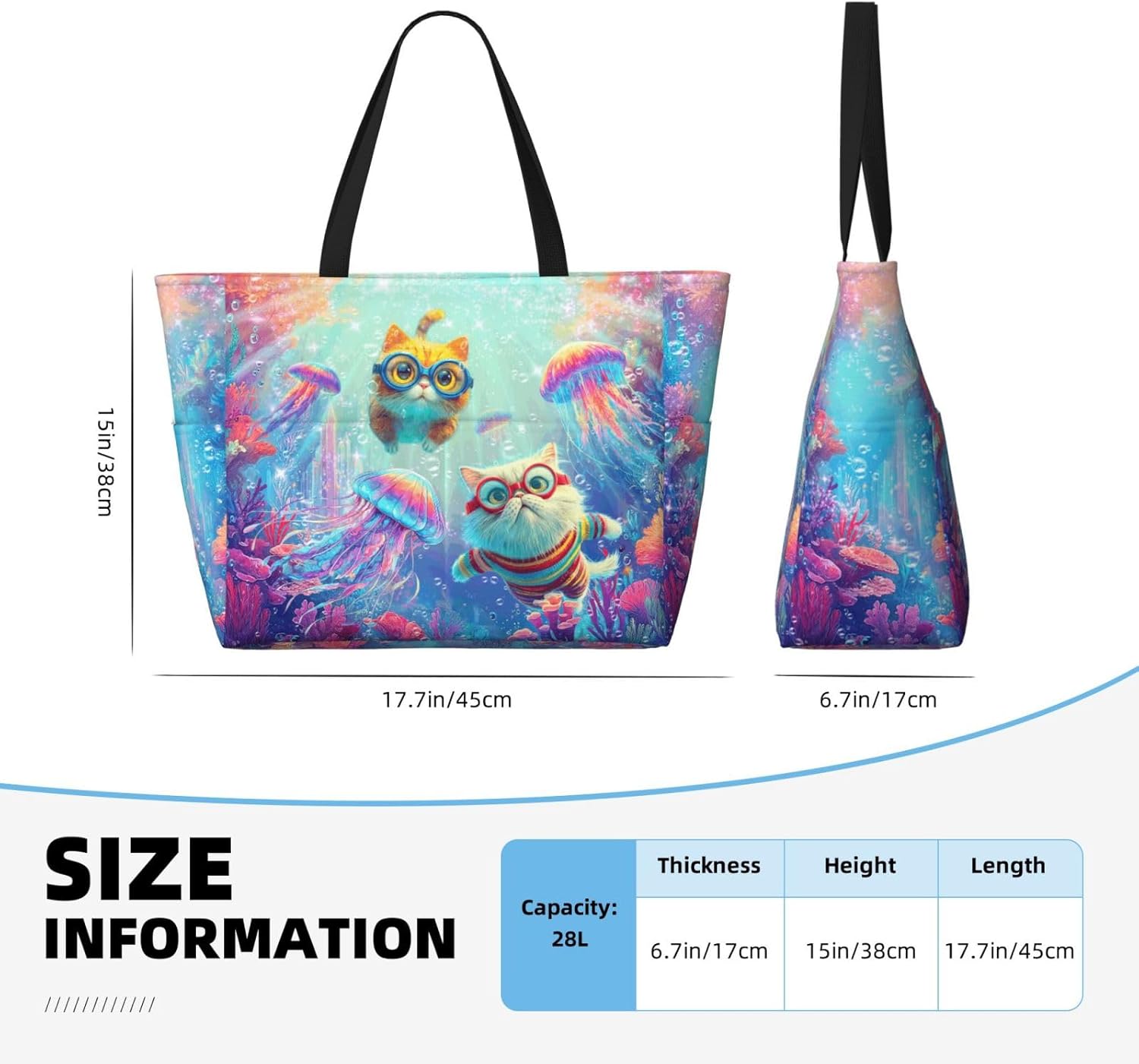 Beach Bags for Women Large Waterproof Beach Tote Bag Zipper Swim Bag Sandproof Pool Bags Large Tote - Image 4