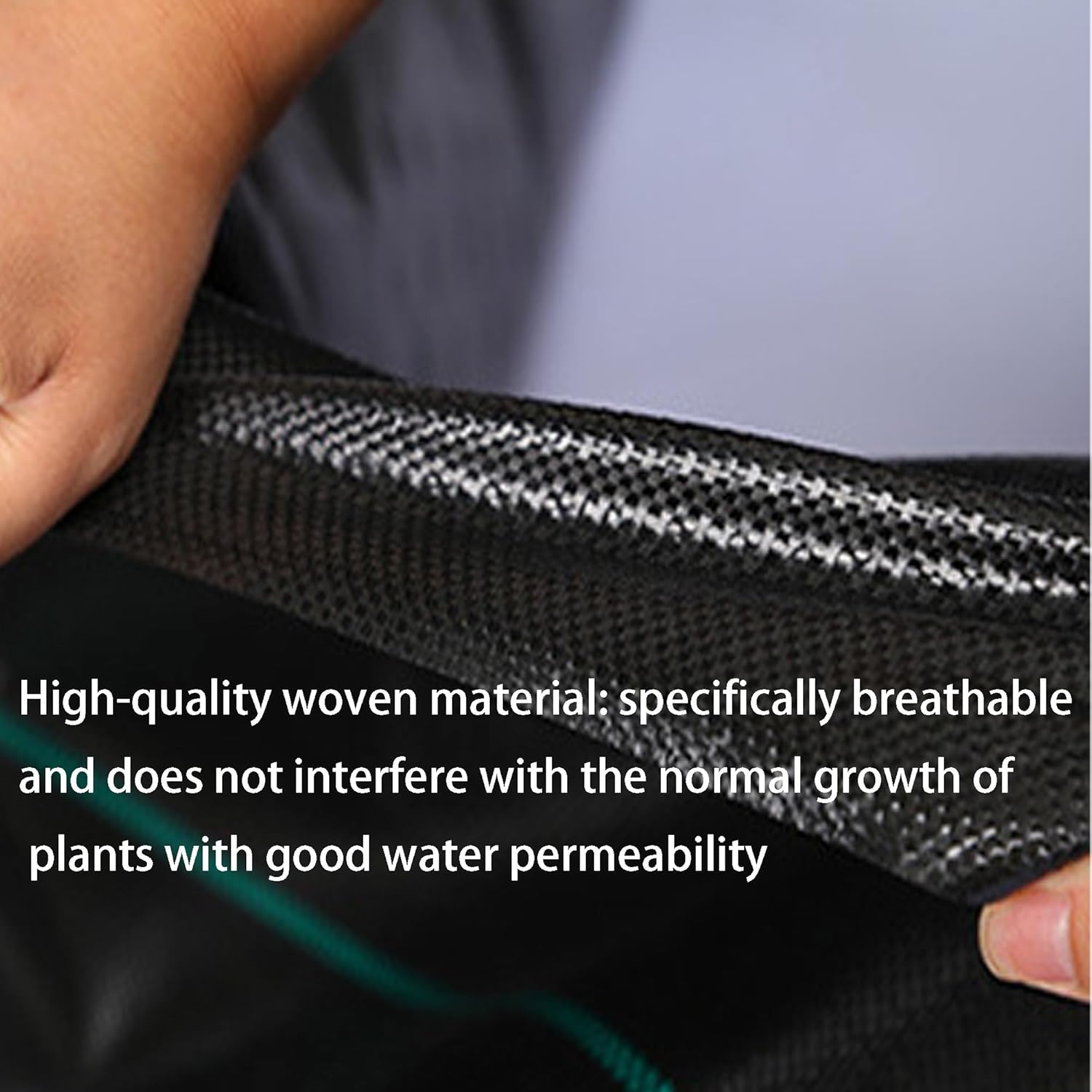 47in Premium Garden Weed Barrier Landscape Fabric Weed Barrier Fabric,Mulch mat,Mulch Ring,Tree Rings for Easy Set up and Superior Weed Control(10pcs)