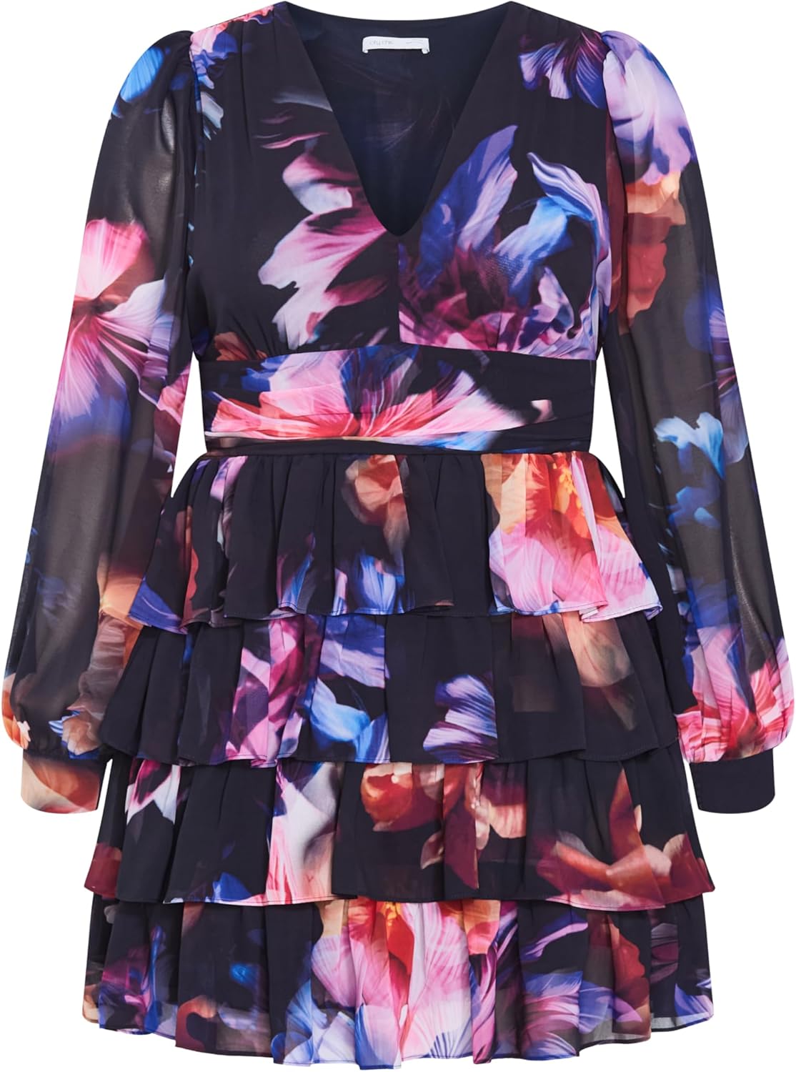 City Chic Women's Plus Size Dress - Kailey Print Mini - Image 4