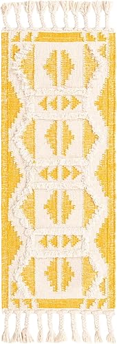 Miniatura 10 de Unique Loom Mesa Collection - Alfombra Maricopa (2 pies 2 pulgadas x 5 pies 1 pulgada, azul marino y blanco)