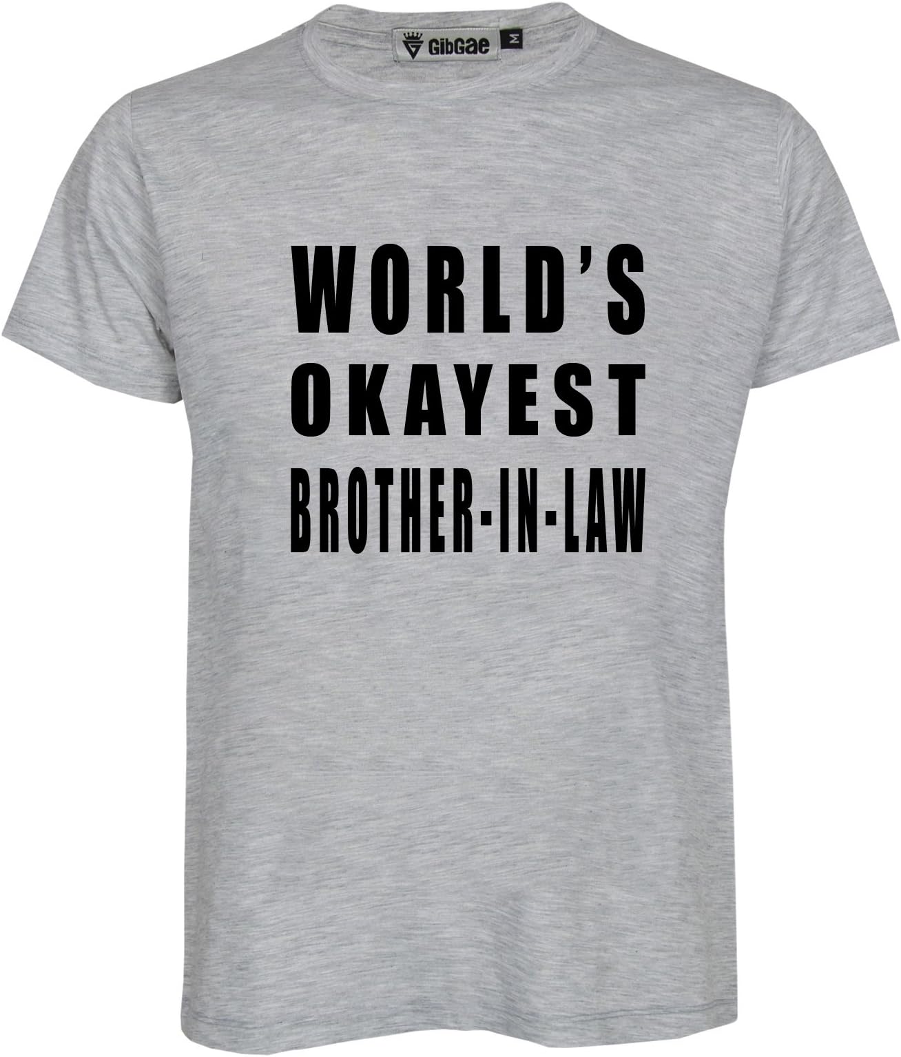 World's Okayest Brother in Law Slogan Funny Quote Men Tee T-Shirt