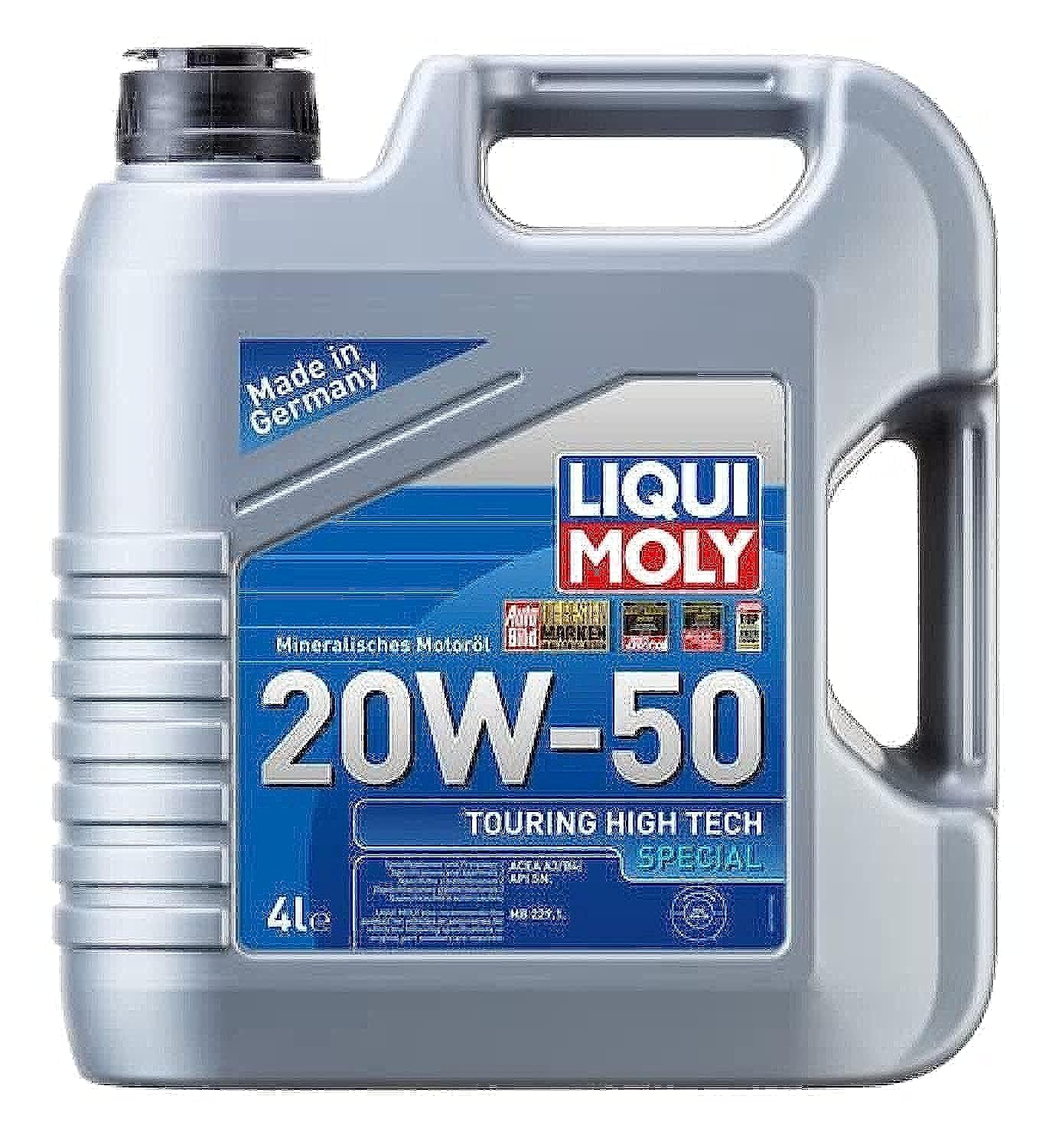 Liqui Moly Touring High Tech Special Motor Yağı 20W-50 4 l Otomotiv Bakım Ürünü