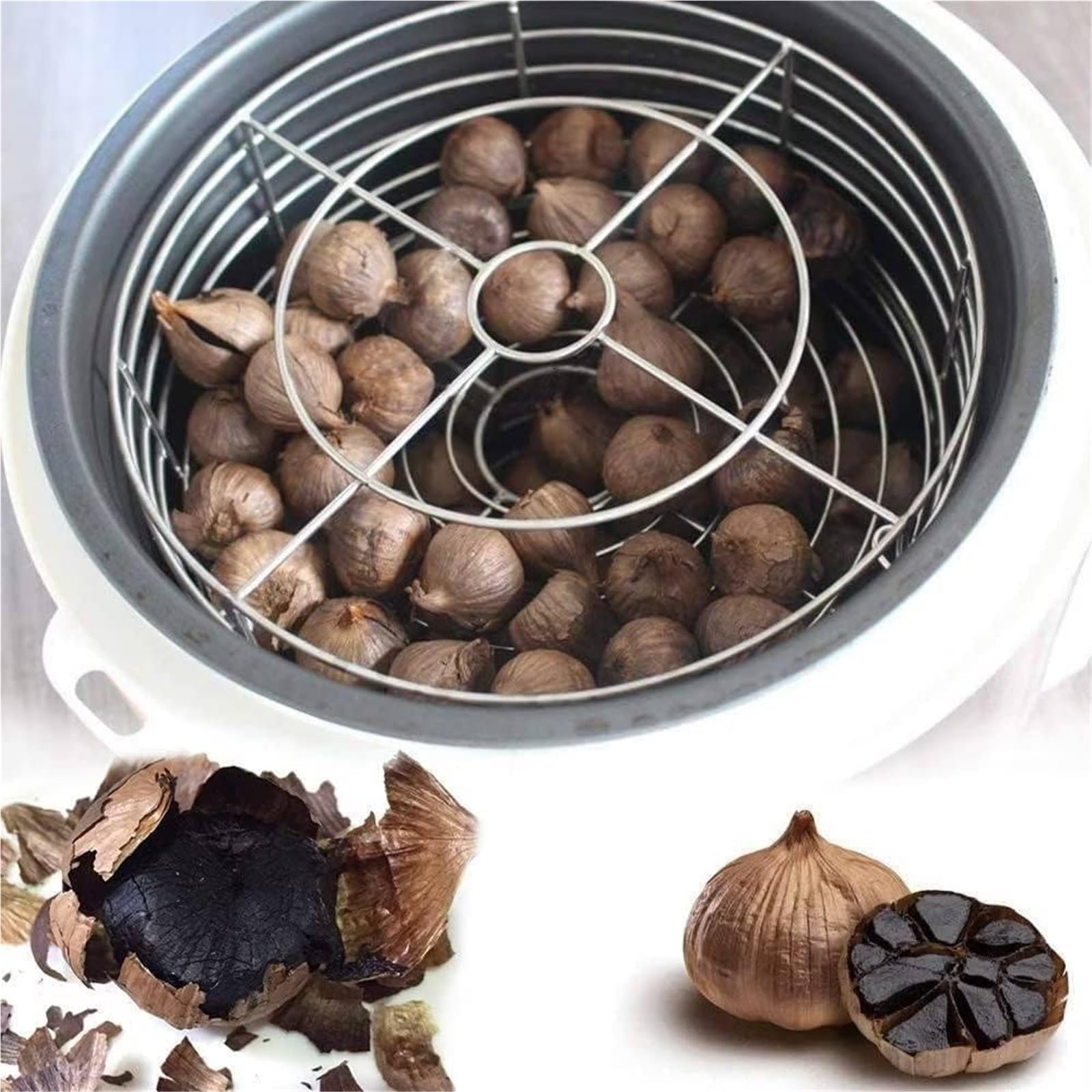 Máquina fermentadora de ajo negro, máquina automática de ajo de 5 litros con control inteligente, fermentación rápida de 14 días para natto, yogur y vino de arroz dulce