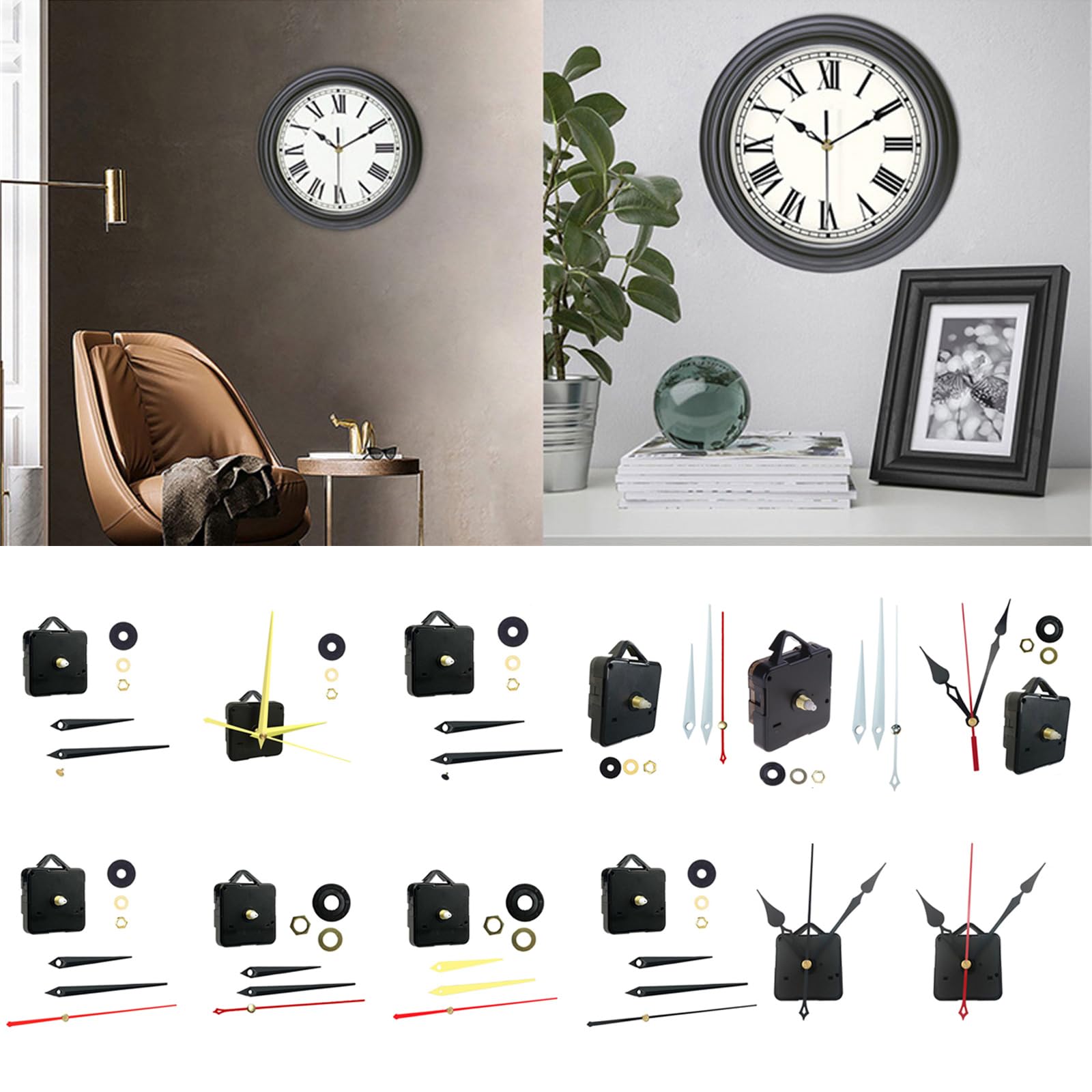 Mécanisme D'horloge à Quartz Complet Avec Pendule Et Carillon - Pour Horloges Artisanales, Longueur Tige 17 Ou 22,5 Mm
